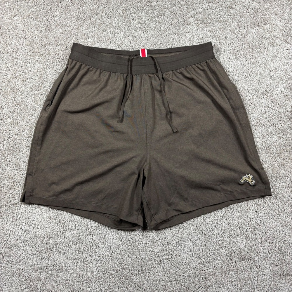 Tracksmith Mens Session Running Shorts Brown Tamarind Small 4 Inch Inseam Liner